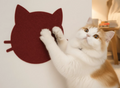 Arranhador Adesivo Carinha de Gato em Carpete Premium - Protetor e Decoração